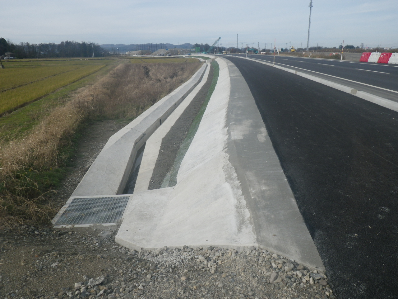 上沼道門田新田地区舗装工事